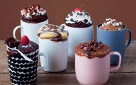 Mug Cakes (5 flavors) | 2 Minute Microwave Mug Cakes