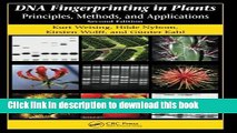 PDF  DNA Fingerprinting in Plants: Principles, Methods, and Applications, Second Edition  {Free