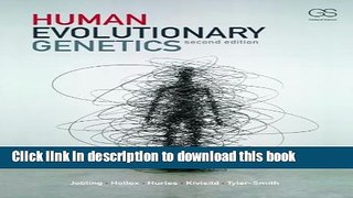 PDF  Human Evolutionary Genetics  {Free Books|Online