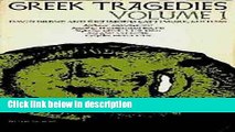 Books Greek Tragedies, Volume 1 Free Online