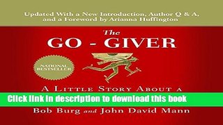 Books The Go-Giver: A Little Story About a Powerful Business Idea Free Download