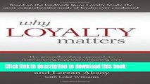 Books Why Loyalty Matters: The Groundbreaking Approach to Rediscovering Happiness, Meaning and
