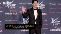 20160804 Minho Cut - Hallyu World : KCON16LA_Red Carpet with Lee Minho (33s)