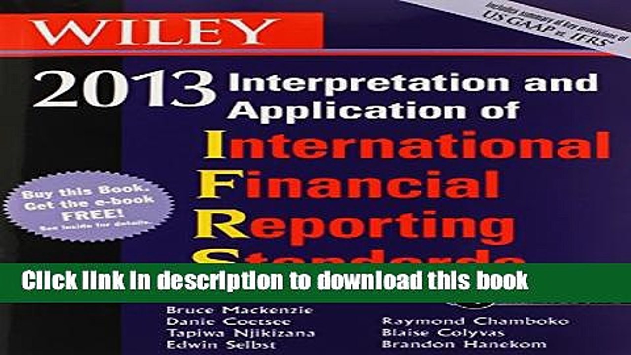 PDF  WILEY IFRS 2013: Interpretation and Application of International Financial Reporting