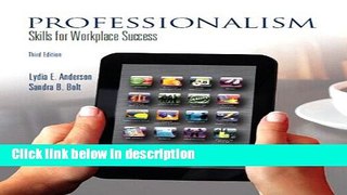 Books Professionalism: Skills for Workplace Success Plus NEW MyStudentSuccessLab  Update -- Access