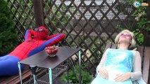 Superheroes in real life - Doctor Zombie w/ Spiderman vs Joker & Frozen Elsa. Superheroes Videos
