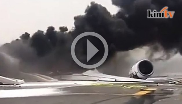 Video amatur papar detik-detik cemas pesawat terhempas