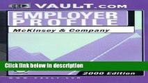 Ebook McKinsey   Co.: The VaultReports.com Employer Profile for Job Seekers (Vault.Com Employer