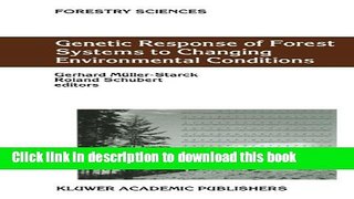 Books Genetic Response of Forest Systems to Changing Environmental Conditions (Forestry Sciences)