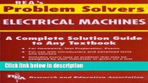 Ebook Electrical Machines Problem Solver (Problem Solvers Solution Guides) Full Online