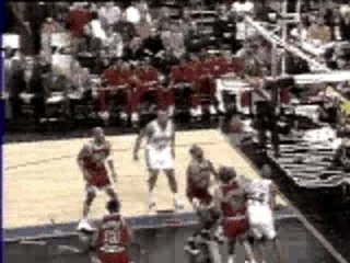 Allen Iverson Shakes Micheal Jordan