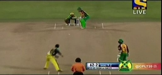 Shakib Al Hasan 3rd over bowling highlights HD vs Guyana Amazon Warriors Playoff 1 CPL 2016