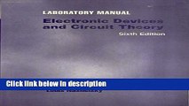 Ebook Electronic Devices   Circuits Full Online