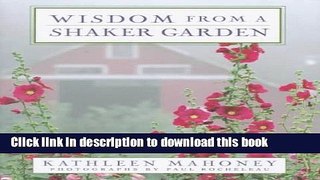 Books Wisdom From A Shaker Garden Free Online