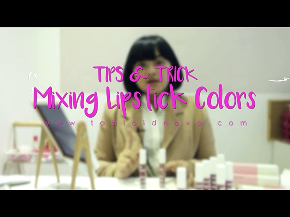 Tips Mencampur Warna Lipstik Ala Lizzie Parra
