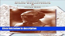 Ebook The Selected Letters of Nikos Kazantzakis (Princeton Modern Greek Studies) Free Online