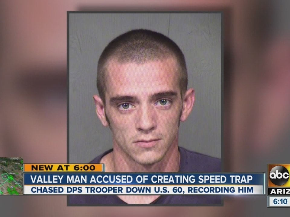 Valley man accused of creating speed trap