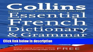 Books Collins French Essential (Dictionary and Grammar) (English and French Edition) Free Online