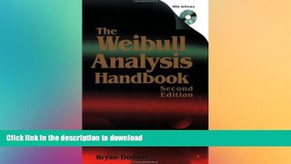 READ ONLINE The Weibull Analysis Handbook READ PDF FILE ONLINE