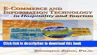 Ebook E-Commerce and Information Technology in Hospitality and Tourism Free Download