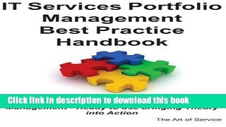 Books IT Services Portfolio Management Best Practice Handbook: Planning, Implementing, Maximizing