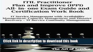 Ebook ITIL Practitioner Plan and Improve (IPPI) All-in-one Exam Guide and Certification Work book;