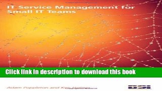 Ebook ITSM for Small IT Teams Free Online