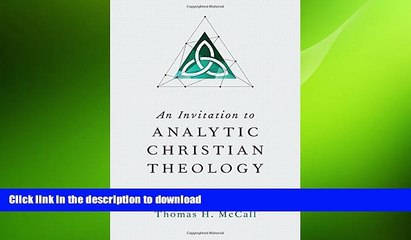 READ book  An Invitation to Analytic Christian Theology  BOOK ONLINE