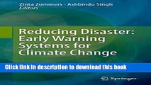 Ebook Reducing Disaster: Early Warning Systems For Climate Change Free Download