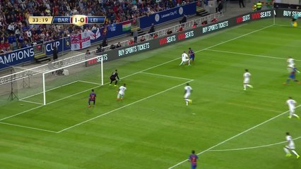 ICC : les 6 buts de Barça - Leicester !