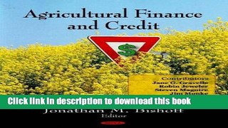 Books Agricultural Finance and Credit Free Online