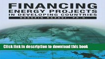 Books Financing Energy Projects in Developing Countries Free Online