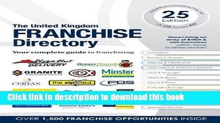 PDF  The UK Franchise Directory: The Complete Guide to Franchising  {Free Books|Online