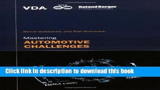 Ebook Mastering The Challenges of The Automotive Industry Full Online