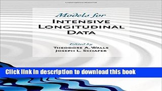 Read Models for Intensive Longitudinal Data Ebook Free