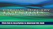 PDF  Cardiac Surgery Essentials For Critical Care Nursing (Hardin, Cardiac Surgery Essentials for