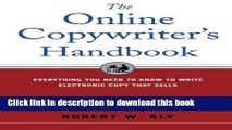 Books The Online Copywriter s Handbook: Everything You Need to Know to Write Electronic Copy That