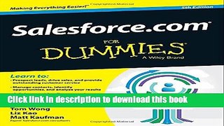 Books Salesforce.com For Dummies Full Online