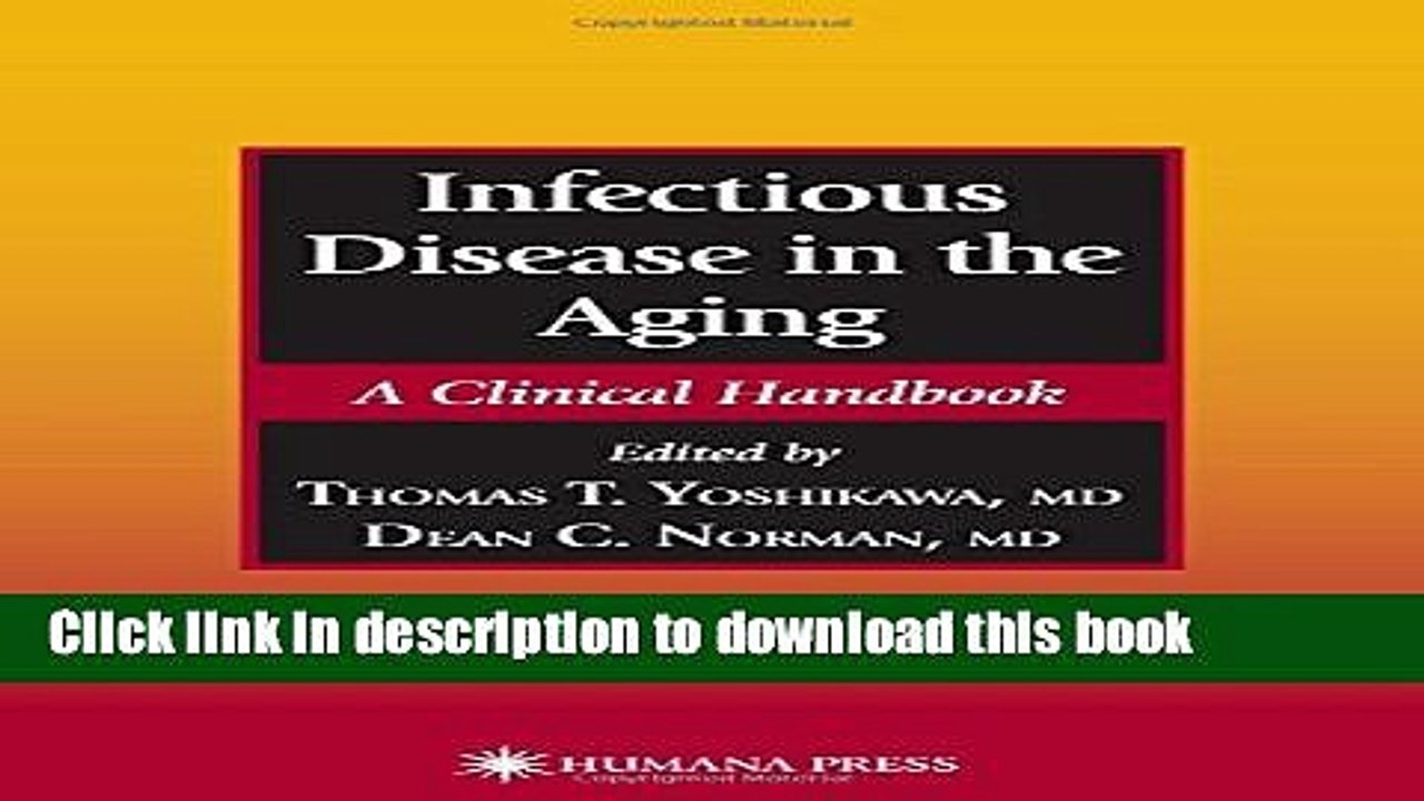 Download  Infectious Disease in the Aging: A Clinical Handbook  Free Books KOMP B