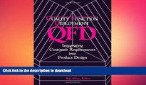 FAVORIT BOOK QFD: Quality Function Deployment - Integrating Customer Requirements into Product