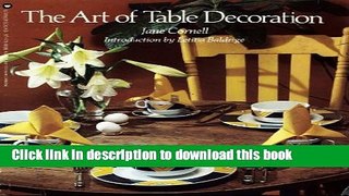 Ebook The Art Table Decoration (The Warner lifestyle library) Free Online