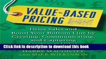 Books Value-Based Pricing: Drive Sales and Boost Your Bottom Line by Creating, Communicating and