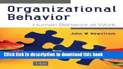 Books Organizational Behavior: Human Behavior at Work Free Download