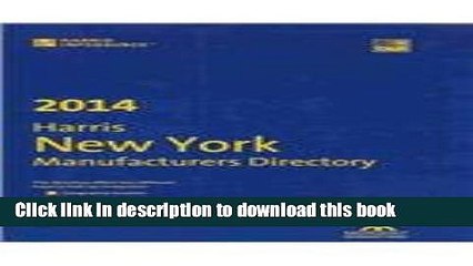 Ebook Harris New York Manufacturers Directory 2014 Full Online