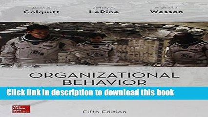 Books Organizational Behavior: Improving Performance and Commitment in the Workplace Free Online