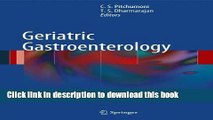 PDF  Geriatric Gastroenterology  Free Books KOMP B