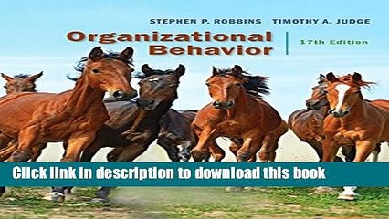 Books Organizational Behavior (17th Edition) Full Online