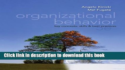 Books Organizational Behavior:  Key Concepts, Skills   Best Practices Full Online