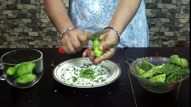 Bharwan Karela Recipe - Stuffed bitter gourd Recipe - Stuffed Masala Karela