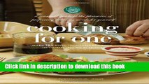 Books Cooking for One: A Seasonal Guide to the Pleasure of Preparing Delicious Meals for Yourself